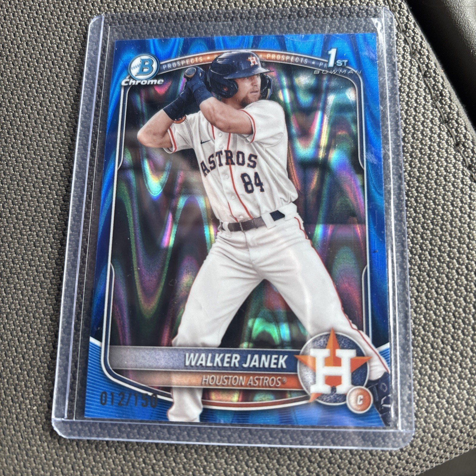 2025 Bowman #BCP-15 Walker Janek Chrome Prospects Blue Refractor /150