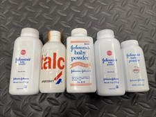 VTG Johnson s Baby Powder Bath Talc Talc Toilet Powder LOT 5 Sportcraft