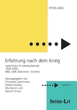 Erfahrung nach dem Krieg - 9783631389614