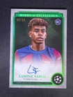 2023-24 Topps UEFA Lamine Yamal RC Marks Of Excellence Auto Green Refractor /99
