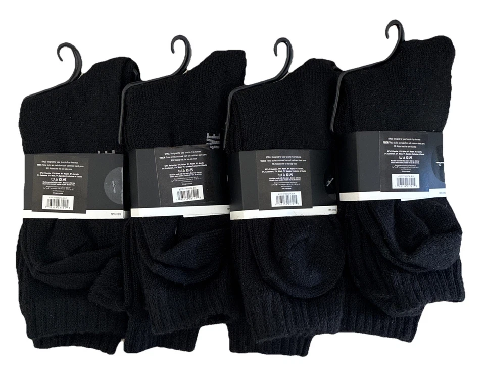 Calcetines de bota Frye mezcla de cachemir para mujer 5-10 negros Crew 8 pares NUEVO Foto 2 de 4