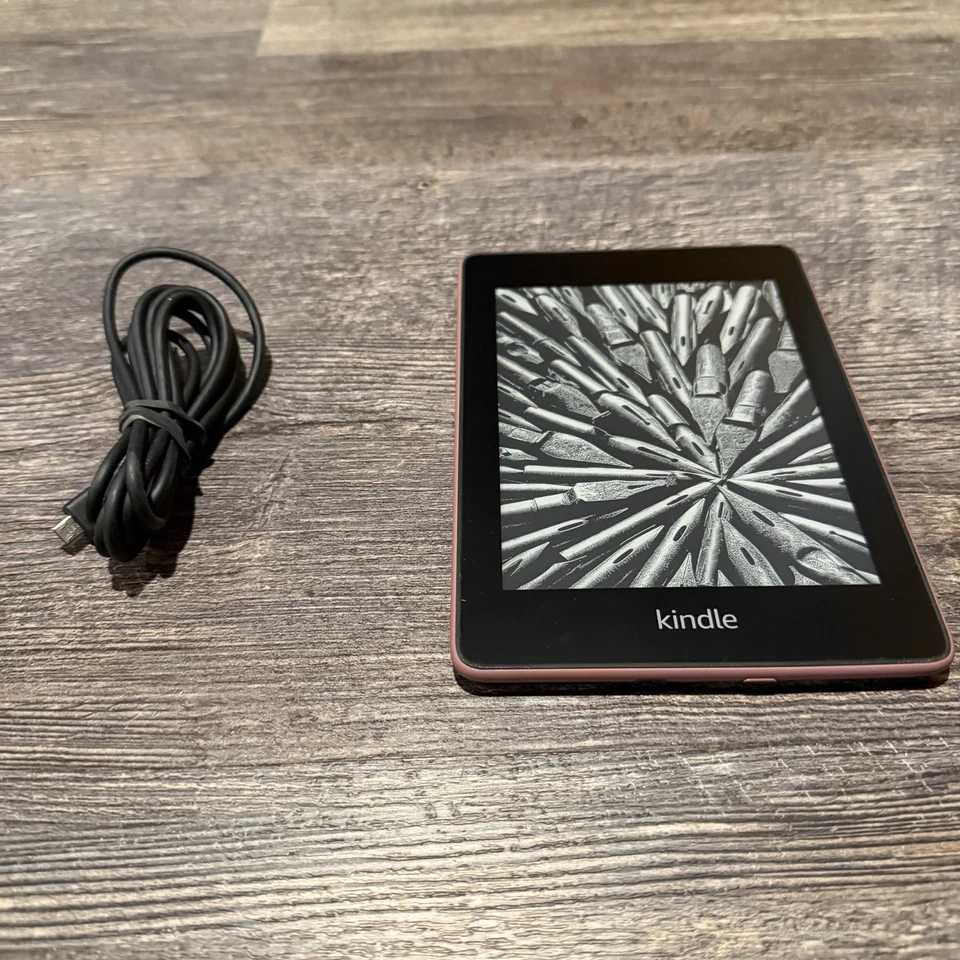 KINDLE PAPERWHITE 10TH Plum Pink GEN EREADER | 8GB WIFI 6" With ADS Waterproof - Image 2 of 4
