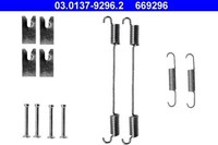 ZubehÖRsatz Bremsbacken Hinten Ate 030137 92962 FÜR Fiat Lancia ZubehÖR KIT