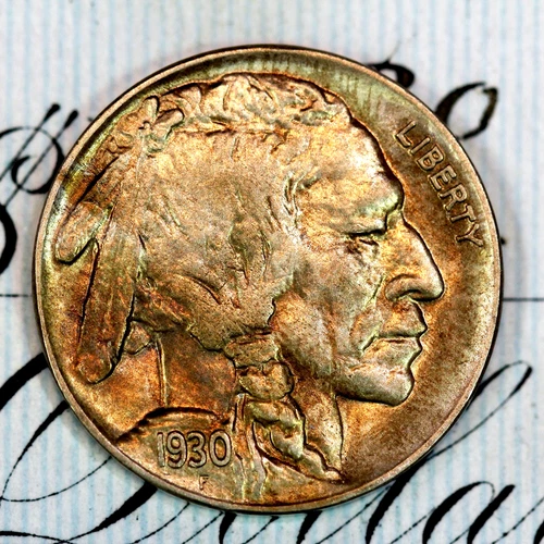 * 1930-S * NEAR+ GEM BU MS BUFFALO NICKEL * FROM ORIGINAL COLLECTION