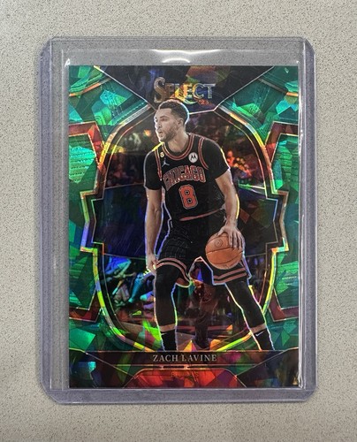 2022-23 Panini Select - Concourse Zach LaVine #34 Green Ice Prizm