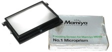 Mamiya M645 No.1 Microprism Focusing Screen vintage