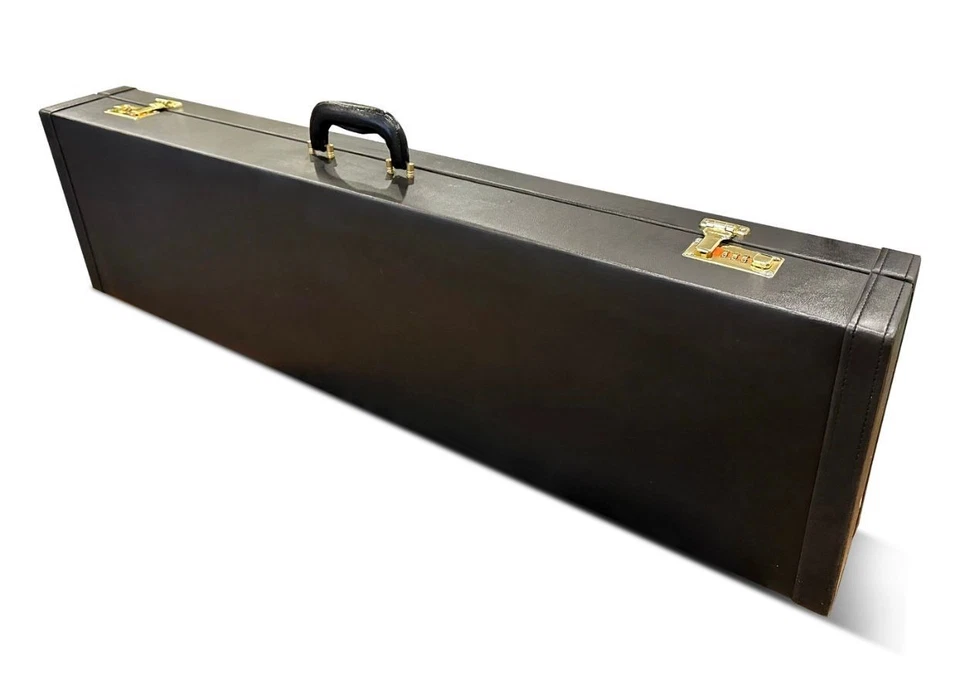 Estuche de espada de cuero sintético Caballeros Templarios - Caja de transporte rígida premium con cerradura Foto 2 de 3