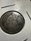 1875 10C Seated Liberty Dime           lot #  996