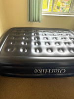 OlarHike Inflatable Air Bed Double Firm Black Rectangle for Adults