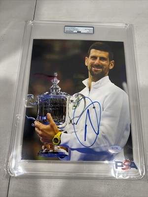 Novak Djokovic signed 8x10 Photo PSA Autograph Authentic | eBay