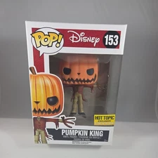 Funko Pop! Disney Jack Skellington (Pumpkin King) (Glow) Hot Topic Exclusive 153