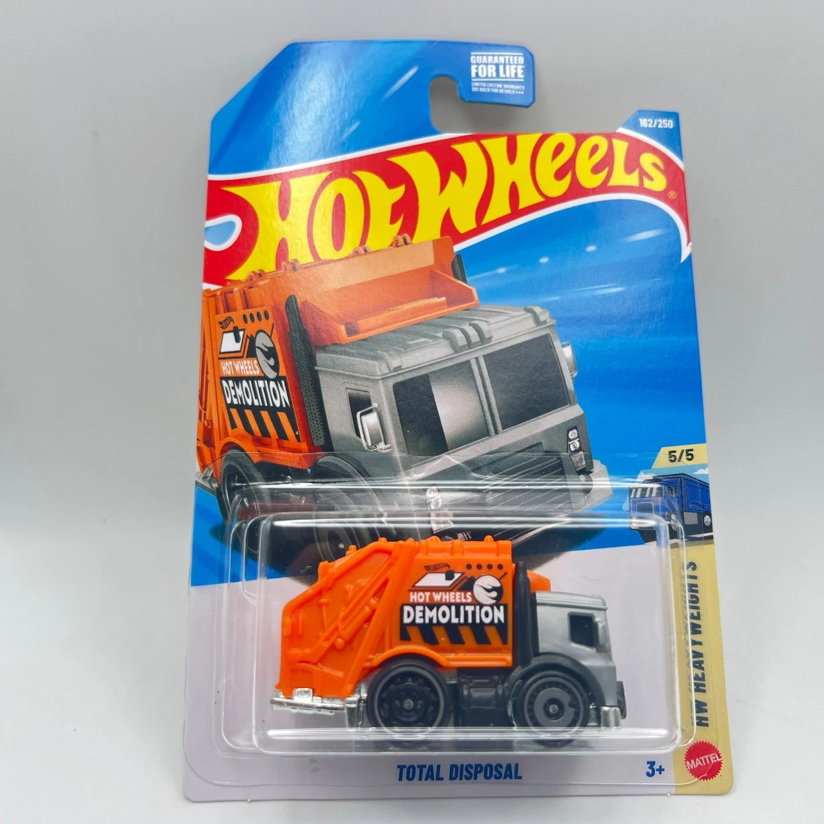 Hot Wheels Contemporary Manufacture Diecast Garbage Trucks for