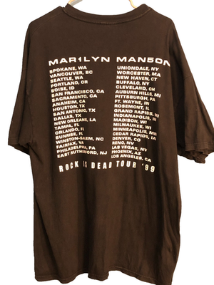 1999 Marilyn Manson Rock Is Dead Tour “ Sex, Drugs And Rock & Roll