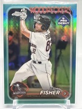 2024 Topps Pro Debut - Chrome Cam Fisher #PDC-120 Aqua Refractor /75 (RC)
