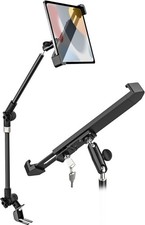 Security Tablet Holder for Truck, Lockable Car Seat Rail Tablet Mount, Heavy Dut