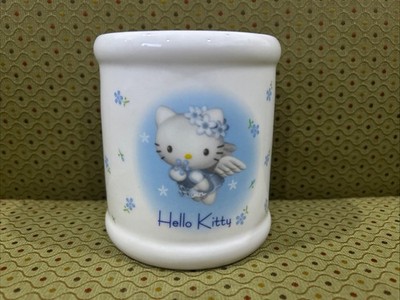 Rare Vintage Hello Kitty Angel Wing Trinket Candy Pot Sanrio Missing Top