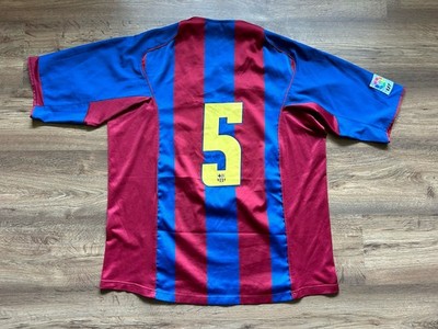 BARCELONA SPAIN 2004/2005 HOME FOOTBALL SHIRT JERSEY NIKE #5 | eBay