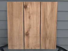 3 Thin Antique Old Growth Pine Wood Panels 19 1/2" X 6 1/2" X 1/4"  Lot  X75