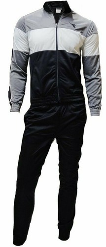 TUTA ACETATO DIADORA UOMO DONNA UNISEX FULL ZIP SPORTIVA GINNASTICA  TRACKSUIT | eBay
