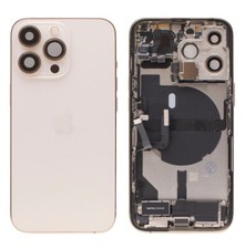 iPhone 13 Pro Back Housing Replacement Frame Gold Original OEM Pull Grade B
