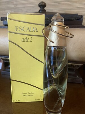 Escada Acte 2 Eau de Parfum 3.4 oz/ 100ml DISCONTINUED