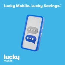 Lucky Mobile Multi SIM Card - Nano + Micro + Regular LTE Travel Prepaid