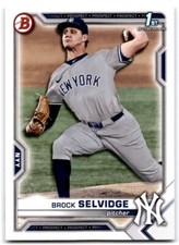 2021 Bowman Draft 1st Bowman Paper Brock Selvidge New York Yankees #BD-24