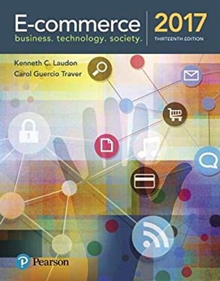 E-Commerce 2017 Paperback Carol, Laudon, Kenneth Traver