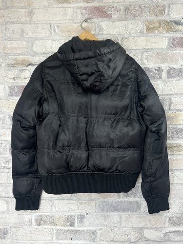 U.S Polo Assn Black Puffer Jacket Y2K L - Picture 3 of 8