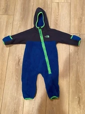 THE NORTH FACE Baby One-Piece Bunting Chimborazo Size 3-6 Months Blue/green