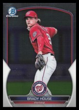 2023 Bowman #BCP-68 Brady House Washington Nationals Chrome Prospects