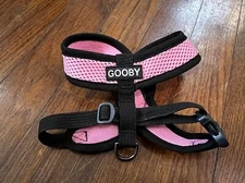 Gooby Comfort X Dog Harness, Small, Pink, Choke Free Adjustable EUC