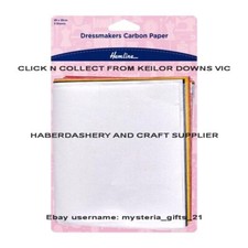 DRESSMAKER CARBON PAPER LARGE 28 x 69CM 5 SHEETS
