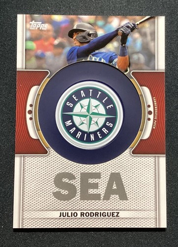 2023 Topps Series 1 Team Logo Commemorative Patch Julio Rodriguez #TLP-JR