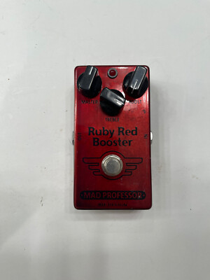 Mad Professor Ruby Red Booster Boost Overdrive Guitar Effect Pedal