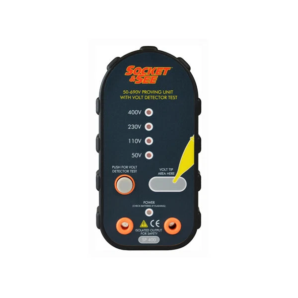 Socket and see voltage on sale tester