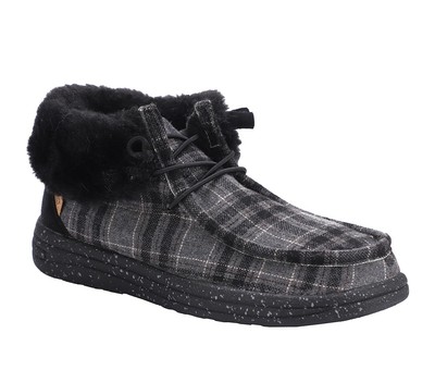 Lamo Cassidy Women's Shoes Charcoal Plaid - 11 Medium