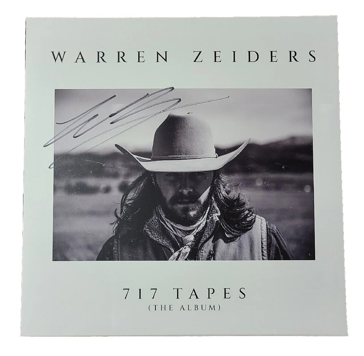 Vinyl Album Cover Art 洋書 WARREN ZEIDERS Signed Autographed 717 TAPES (THE ALBUM