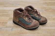 Timberland Field Boots/ Kids US 1/ Brown  Green Beef  Broccoli 