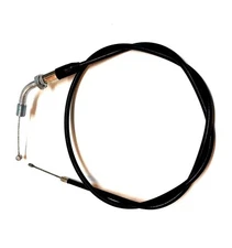 45 INCH BLACK THROTTLE CABLE CURVED TIP 110CC 125CC 150CC DIRT BIKE PIT BIKE   