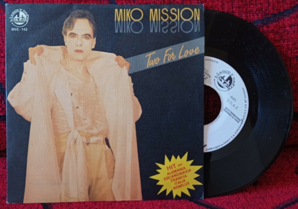 MIKO MISSION ** Two For Love ** SCARCE 1986 SPAIN PROMO 7