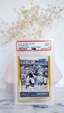 2016 Panini Score Tom Brady SSP /99 Gold Zone Jumbo PSA 9 Mint! 
