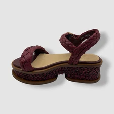 $1290 Gabriela Hearst X Clergerie Women's Purple Michael Ankle Sandal Shoes 37