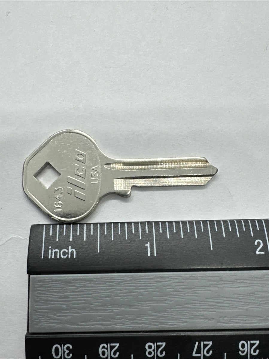 Precision Cut 1643 - Nickel Finish, Replacement Key For Toolboxes ...
