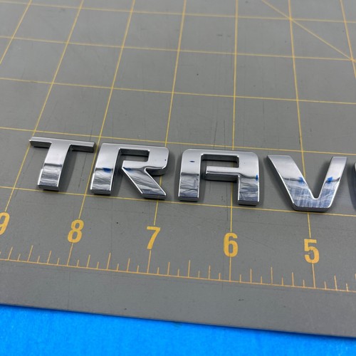 2009-2012 Chevrolet Chevy Traverse LT OEM Factory Chrome Rear Trunk Emblem Set - Picture 6 of 11
