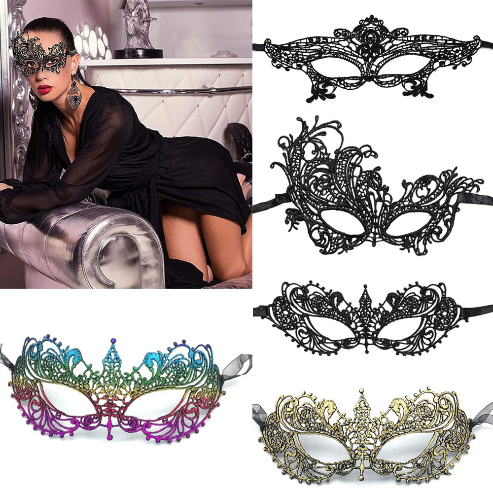 Sex Couple Lace Mask Blindfold Erotic Toys Venetian Masquerade