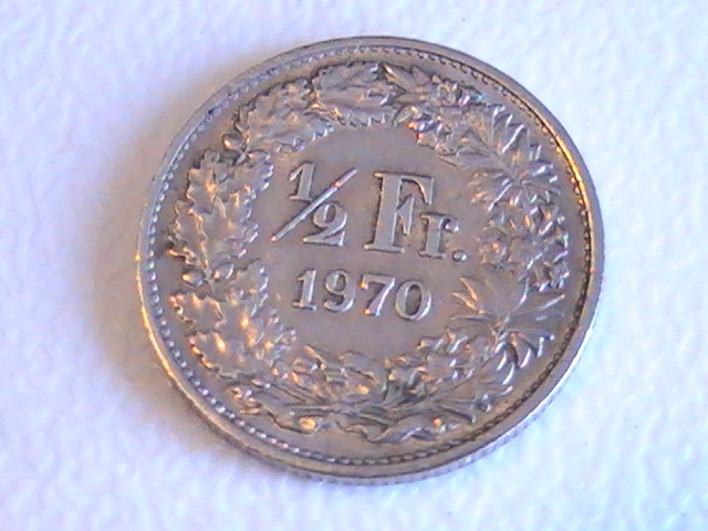 Switzerland 1970 1/2 Franc | eBay