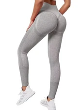 Women Seamless High Waisted GYM Yoga Pants Scrunch Butt Lifting Workout Leggings