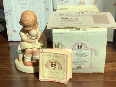 ENESCO MEMORIES OF YESTERDAY IT HURTS WHEN FIDO HURTS 1987 LUCIE ATTWELL FIGURIN