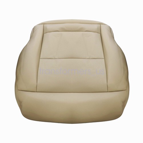 Fits 2010 11 12 2013 Mercedes Benz E350 Passenger Bottom Leather Seat Cover Tan - Picture 4 of 12